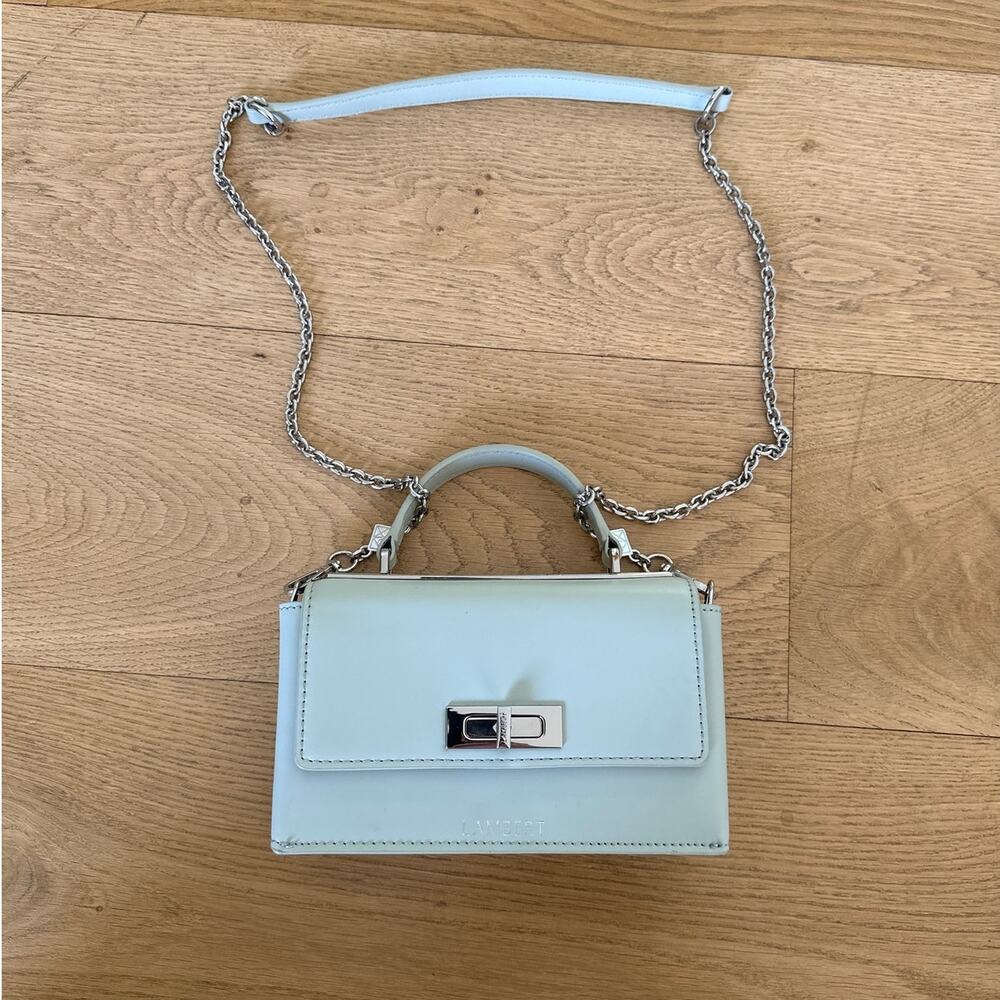 Lambert - Simone Handbag / Crossbody Bag in Minty Green / Blue